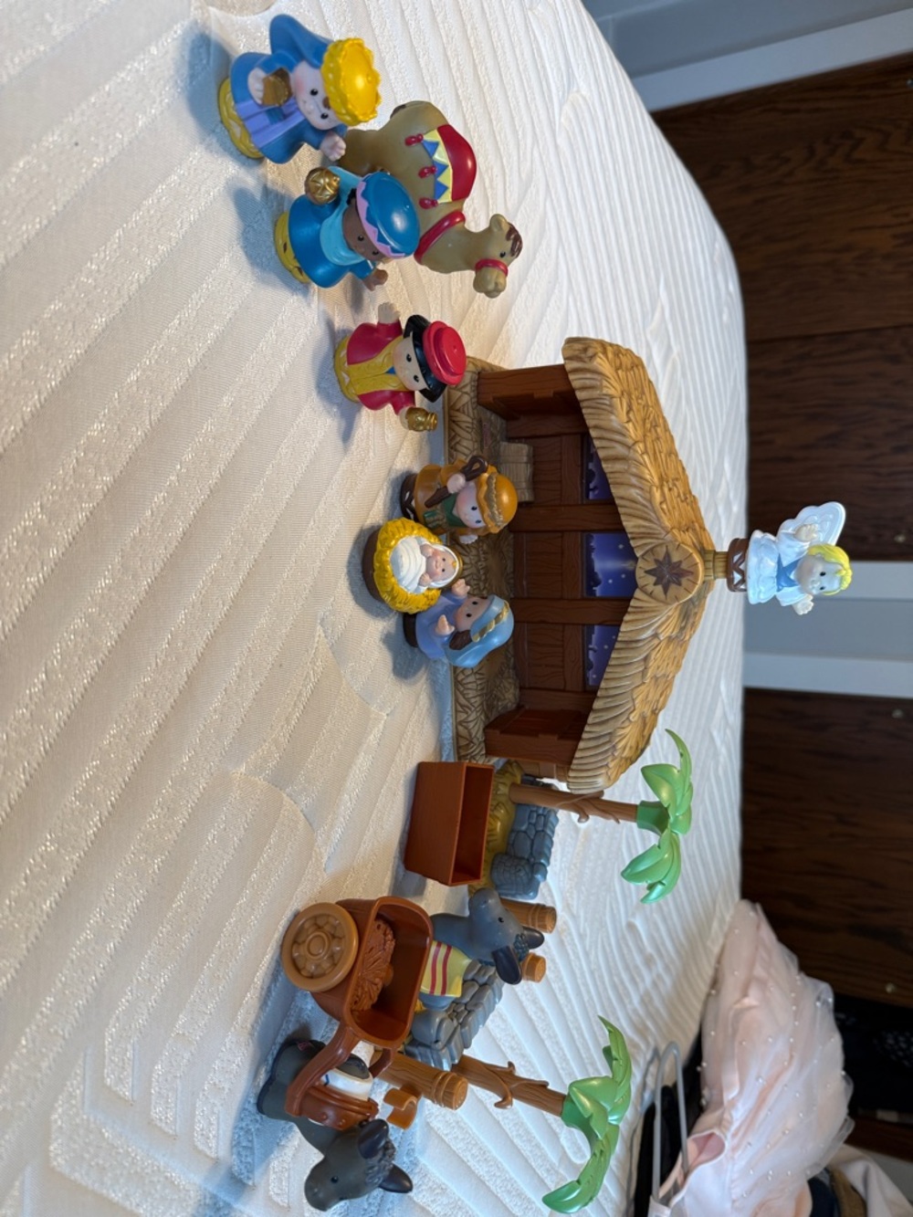 Fisher-Price Little People Nativity Set in Blue, Yellow, Red and Tan